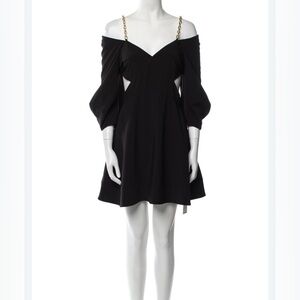 Jonathan Simkhai Black Chain Strap Mini Dress